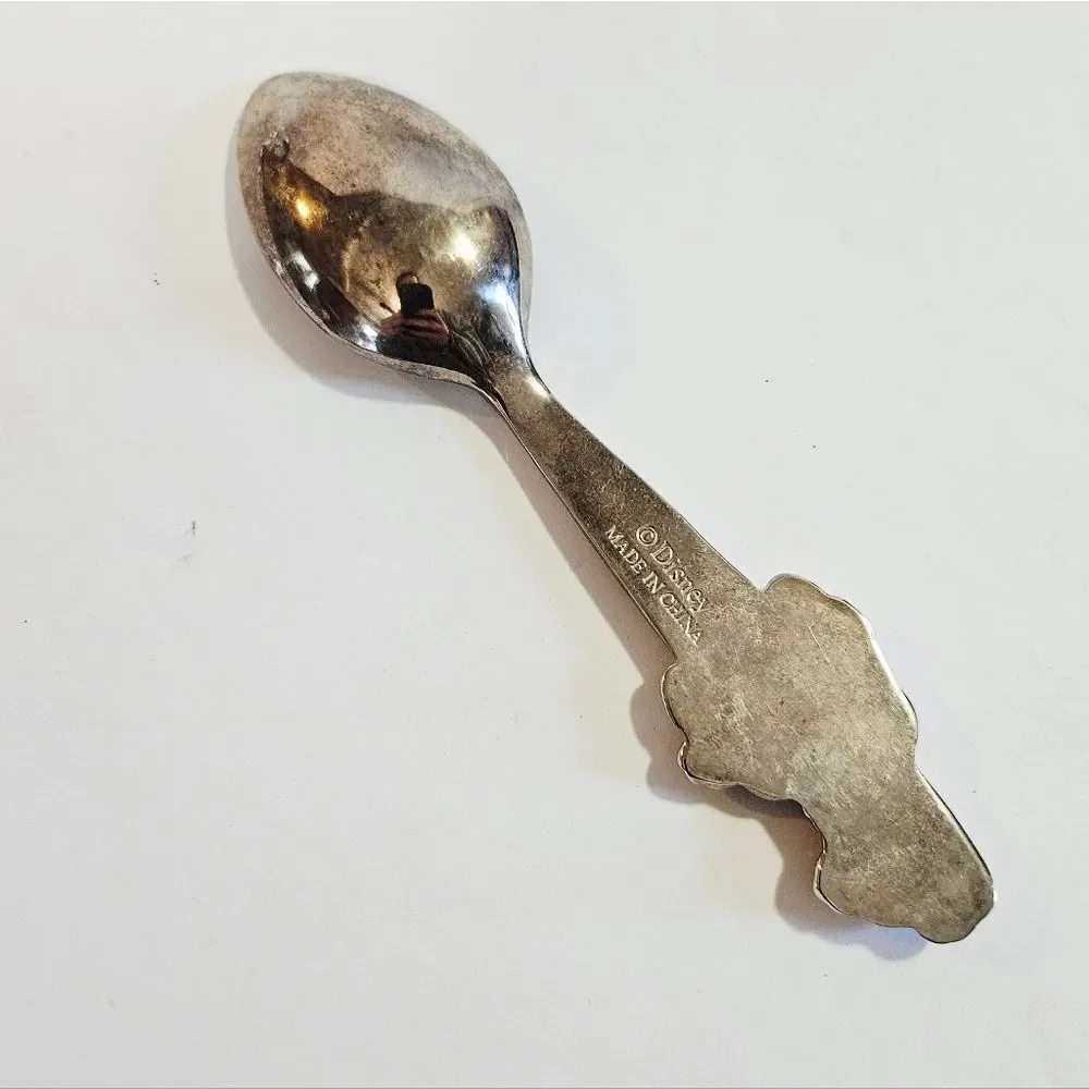 Vintage Disney Beauty & the Beast Belle Silverplate Silverware Collectible Spoon